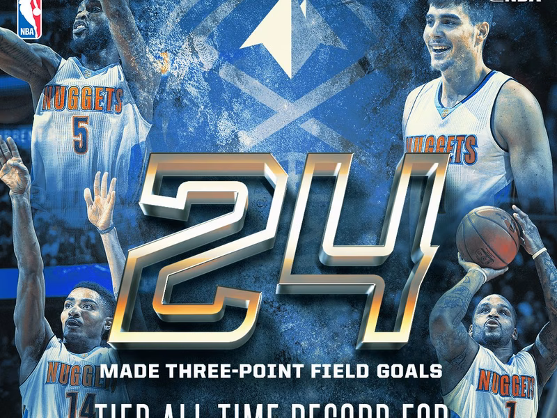 Juancho Hernangómez se sale en el record triplista de Nuggets. Gasol roza el triple-doble
