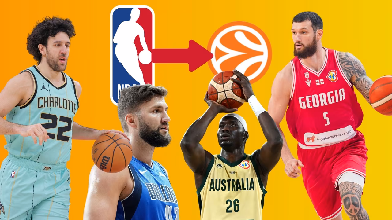 Los jugadores internacionales que pueden ir de la NBA a la Euroliga en 2025-2026