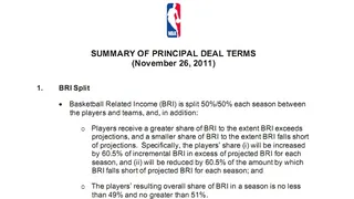 NBA: Cinco apuntes sobre el nuevo convenio colectivo (CBA)