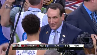 Coach-K hace historia consiguiendo el quinto título para Duke ante Wisconsin (68-63)