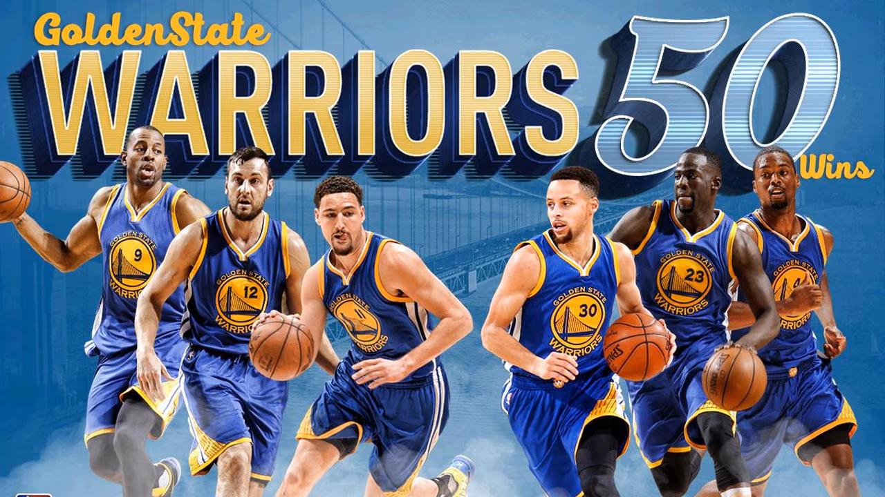 Los Warriors, equipo de la historia que alcanza las 50 victorias en menos partidos