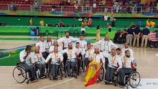 Plata histórica para España en baloncesto en silla de ruedas