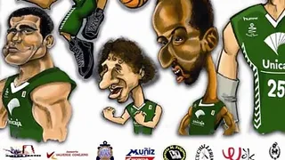 Una peña de Unicaja nos regala un particular póster de su equipo