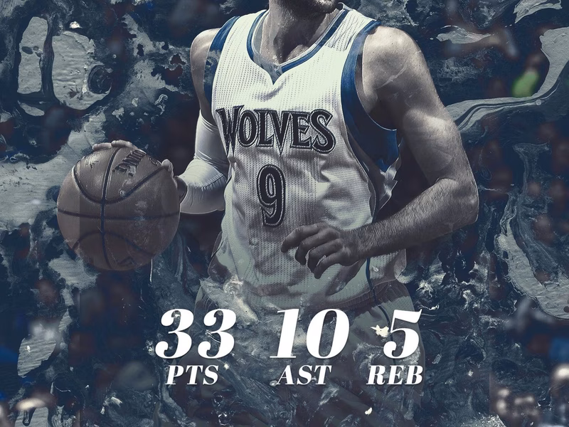 Ricky Rubio, LeBron James y James Harden: noche de récords