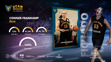Conner Frankamp, nuevo artillero de UCAM Murcia