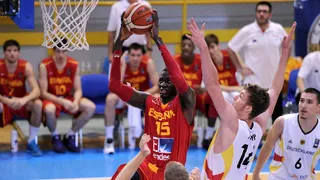 #U20M Segunda fase (J1): defensa, triples y cómodo triunfo ante Alemania (40-75)