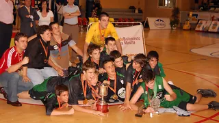 Duelo Barça-Penya, con victoria verdinegra. Resumen del Campeonato de España infantil (1ª parte)