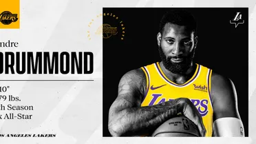 Los Ángeles Lakers refuerzan su pintura con Andre Drummond
