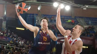 El Barcelona disfruta ante Estrella Roja y se carga de moral para ‘El Clásico’ (88-54)