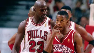 El primer encuentro entre Michael Jordan y Allen Iverson