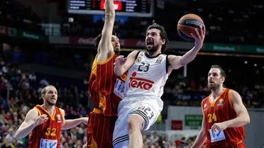 Felipe Reyes, líder del Madrid en la victoria ante el Galatasaray (93-78)