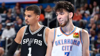 Wembanyama vs. Holmgreen: los dos unicornios de la NBA tuvieron su primera batalla