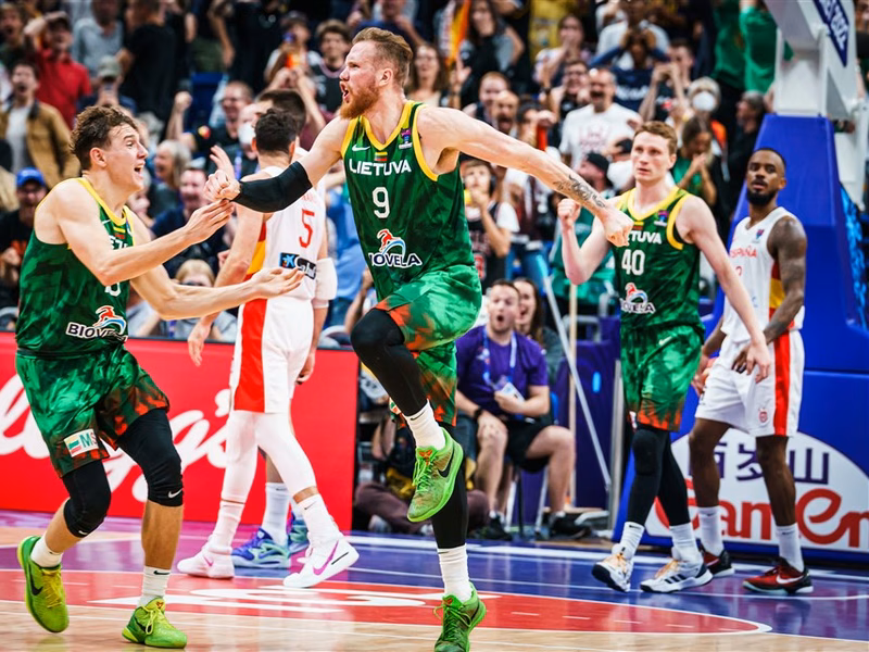 El equipo de Lituania para el Mundial de baloncesto