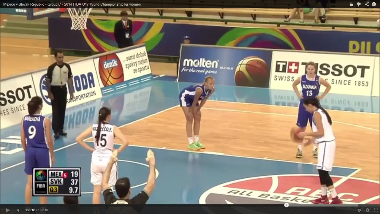 Ida de olla colectiva en un partido del Mundial U17 femenino