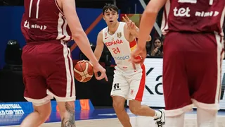 La reacción de Juan Núñez a su foto viral con Wembanyama y su futuro tras el Draft NBA