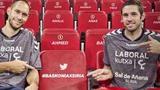 Laboral Kutxa y Movistar Estudiantes se movilizan por los refugiados sirios