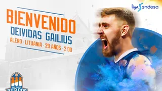 San Pablo Burgos ficha al internacional lituano Deividas Gailius