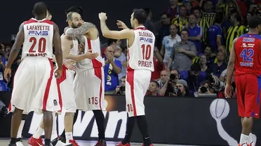 Spanoulis, pesadilla de los rusos, aparece de nuevo para clasificar al Olympiacos