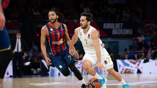 El Real Madrid logra su décima victoria seguida a costa del Baskonia (55-77)