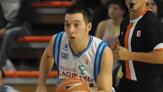 Javi Salgado, director de orquesta en el Lagun Aro GBC. El jugador habla para Solobasket