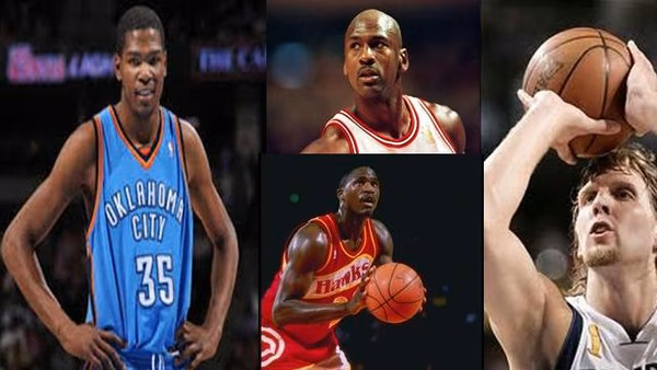 Kevin Durant iguala a Michael Jordan y Nowitzki supera a Dominique Wilkins