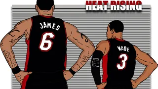 LeBron James y Dwyane Wade salvan a Miami de un peligroso 2-0