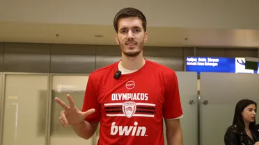 El fichaje NBA del Olympiakos ya habla como nuevo jugador del equipo