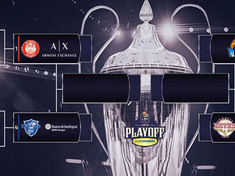 LEGA SERIE A: Milán, Sassari, Cremona y Reyer Venezia en las semis de los Playoffs