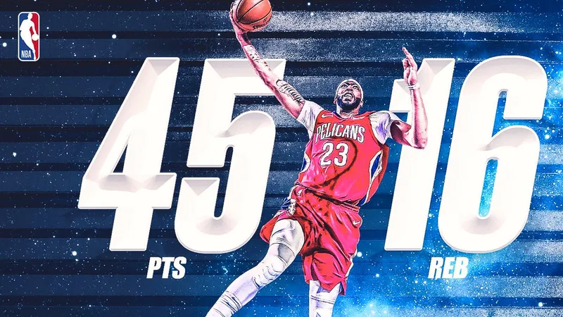 La noche de Anthony Davis y Nikola Jokic