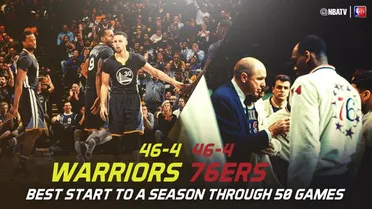 Los Warriors superan a los Thunder e igualan un récord histórico con 50 años de vida