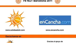 Solobasket.com y enCancha.com juntos de nuevo en el NIJT Barcelona 2011 ¡con canción oficial del evento!