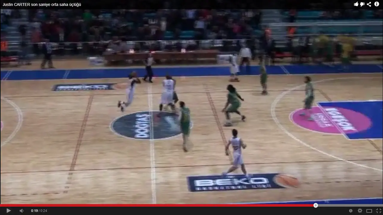 Anadolu Efes se venga de Karsiyaka. Justin Carter logra la canasta del año en TBL