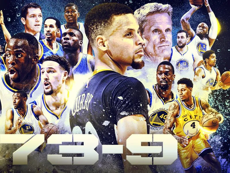 Los Warriors (73-9), el mejor equipo de la historia; Kobe Bryant se despide con 60 puntos