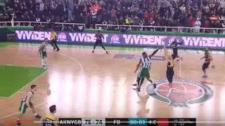Canasta ganadora desde media cancha de Bogdan Bogdanovic. Viktor Sanikidze, MVP