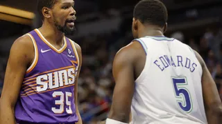 La exhibición de Anthony Edwards ante su jugador favorito