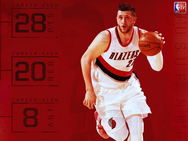 Jusuf Nurkic explota en Portland. Los Cavs están en crisis