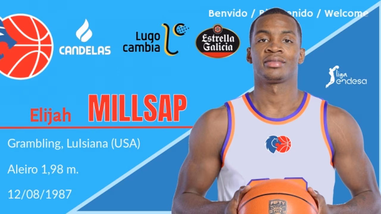 Elijah Millsap, músculos NBA para Cafés Candelas Breogán