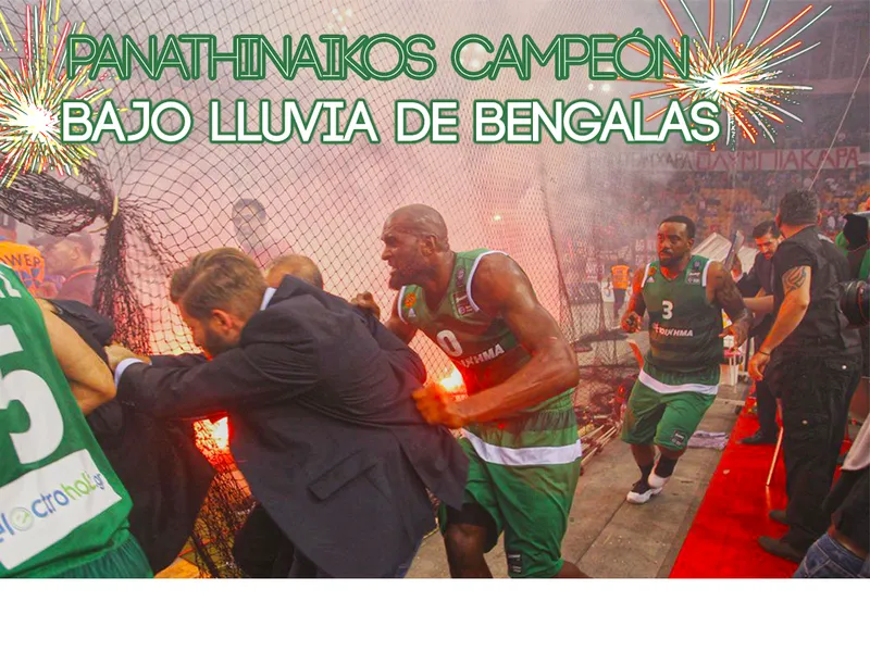 Vergonzoso final en el pabellón de la Paz y la Amistad. Lluvia de bengalas y petardos