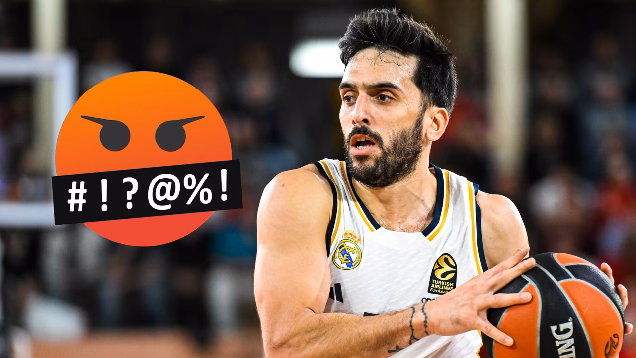 El enfado de Facu Campazzo en la derrota del Real Madrid: “Así no se puede jugar”