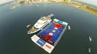 Basket sobre las olas: atractiva promoción del Eurobasket en Eslovenia