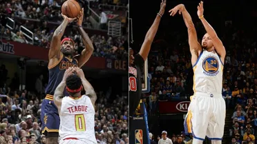 Sin sorpresas: LeBron y Curry, los mejores de la semana