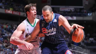 Gabriel (MVP); A.Martínez (entrenador); Satoransky-Rudy-Woods-Martín-Gabriel (5 ideal)