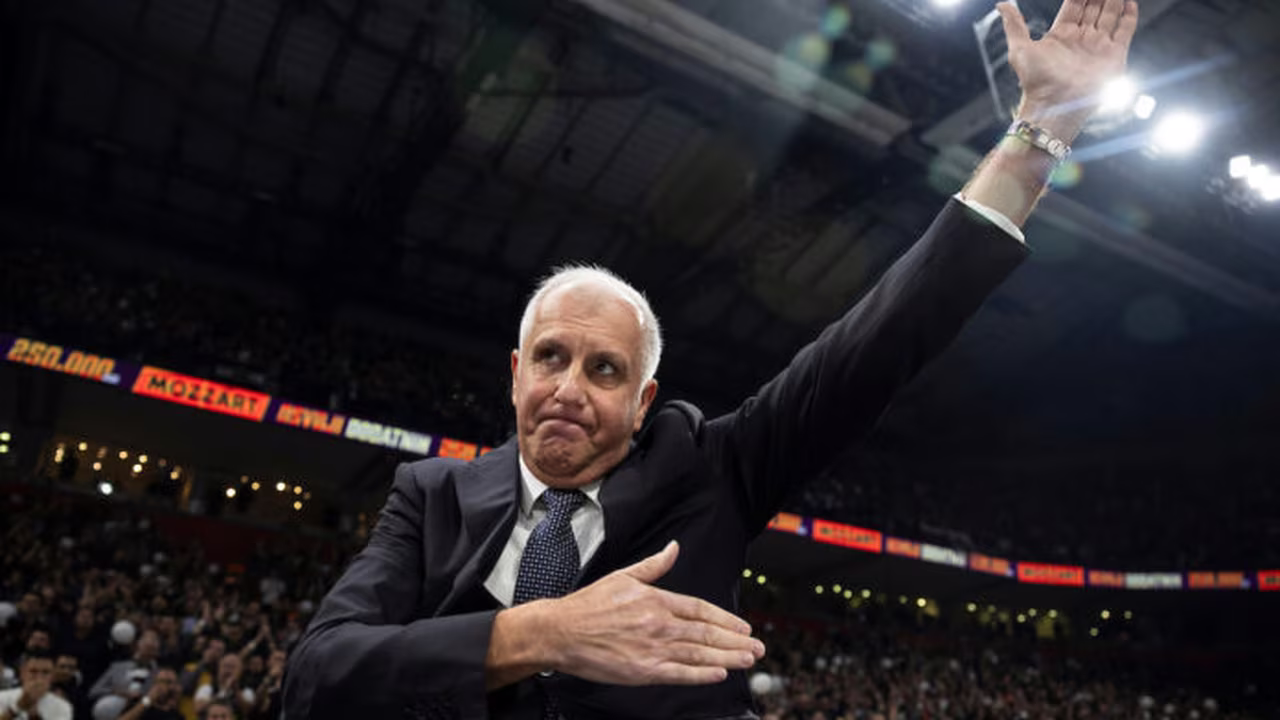 El legendario Zeljko Obradovič hizo historia: alcanzó los 500 partidos en la Euroliga