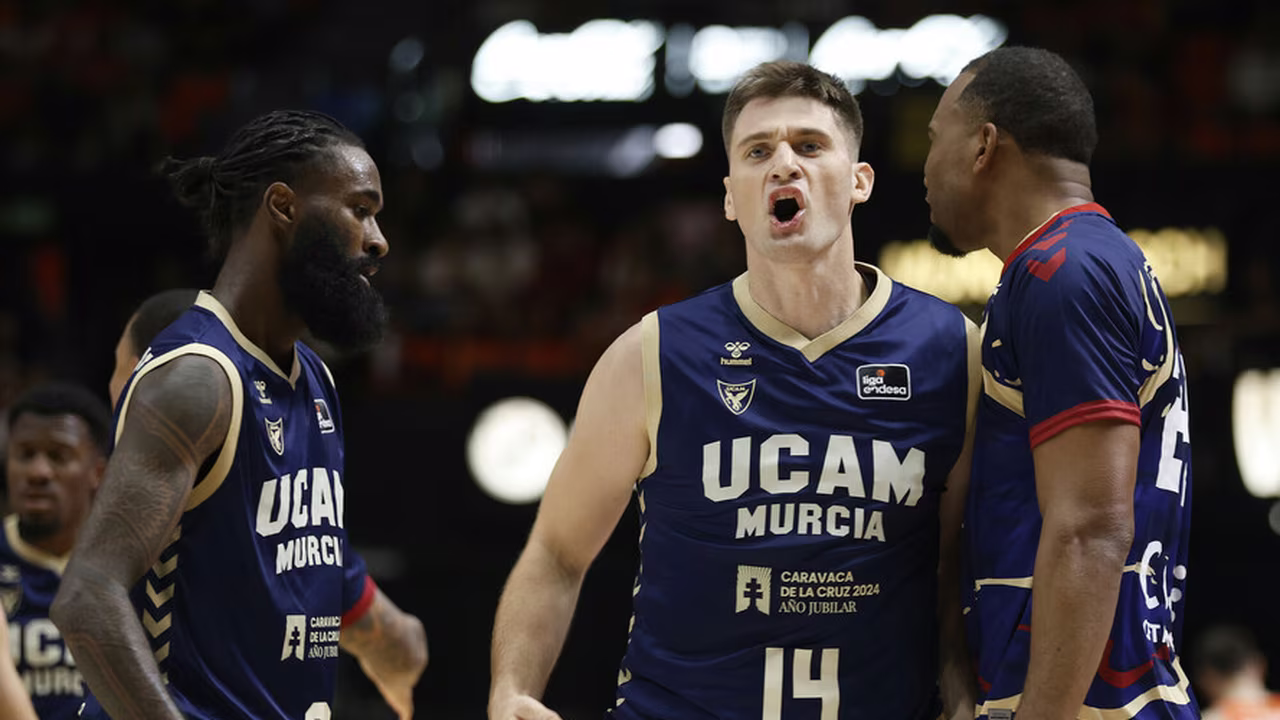 Dustin Sleva y un UCAM Murcia sorpresa en playoff ACB: “Nos van a cubrir las espaldas”