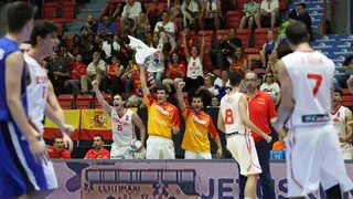 U20 MASC: España arrasa a Israel (90-71) y será primera de grupo