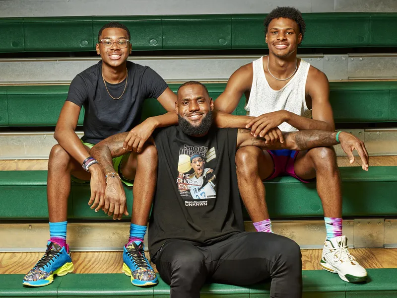 LeBron no solo quiere jugar con Bronny, ¡también con su hijo Bryce!