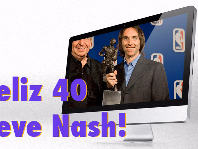 Vídeos: ¡Feliz 40 cumpleaños Steve Nash!