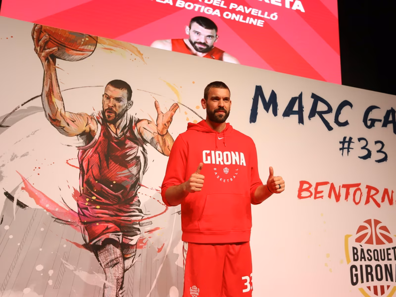 Marc Gasol en “su” Bàsquet Girona: poco ruido y muchas nueces en su regreso a la ACB