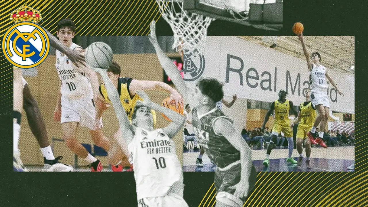 La perla que lleva la manija en la cantera del Real Madrid Baloncesto: de exhibición en exhibición