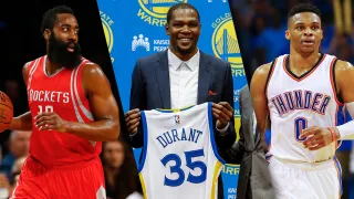 Westbrook da la victoria a OKC; Harden vuelve a anotar 51 pts, pero caen; GSW nuevo líder